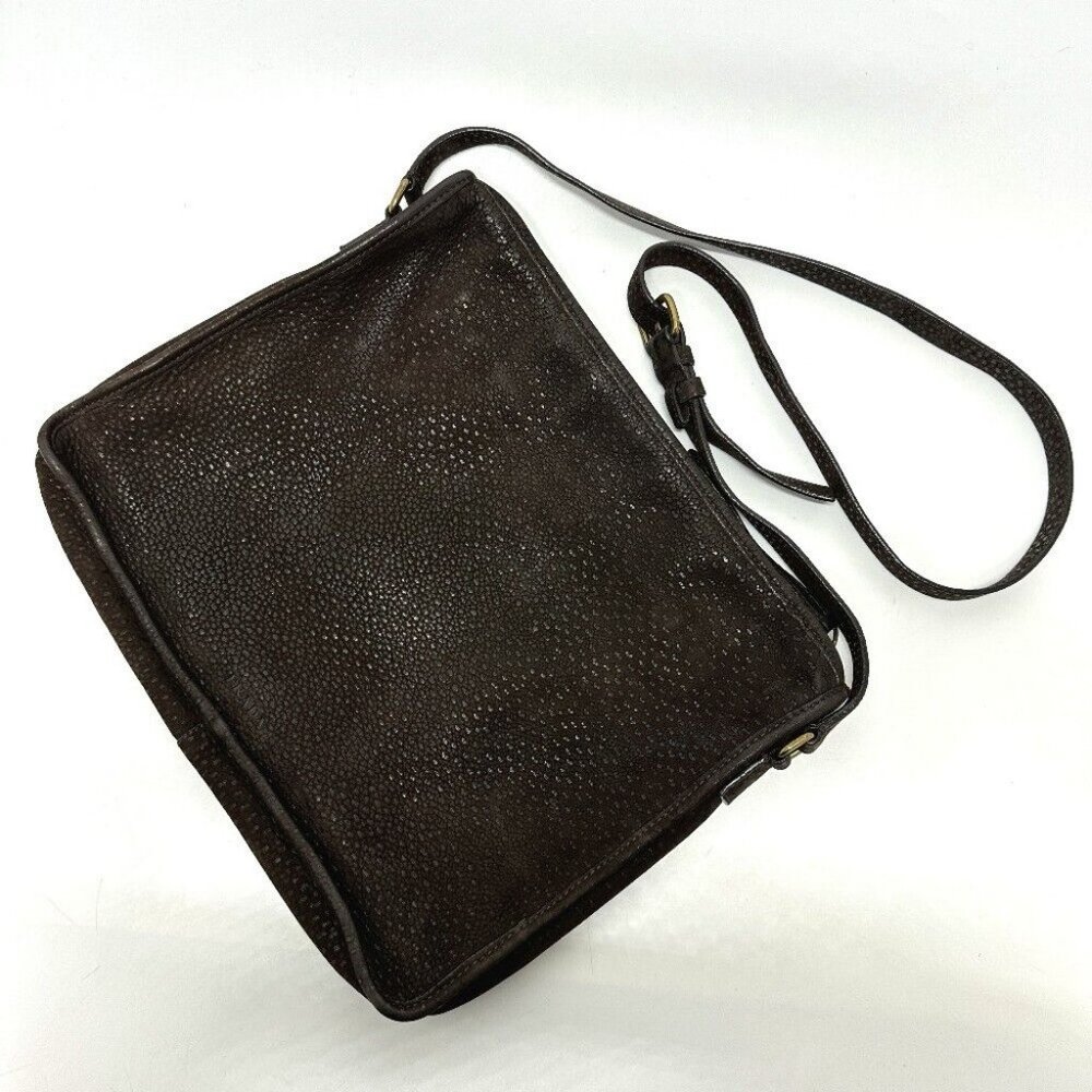 PRADA Shoulder Bag Leather Brown - Picture 1 of 10